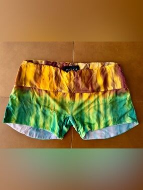 $170 Indah Riz Booty Short Tie-Dye